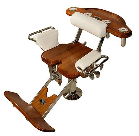 Picture of Pompanette INT2000 Small Marlin/Tuna with Teak seat board, no backrest
