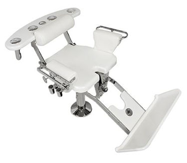 Picture of Pompanette INT9775NOBACK Tournament 130 Small no backrest - Seat board 21"W x 20"D