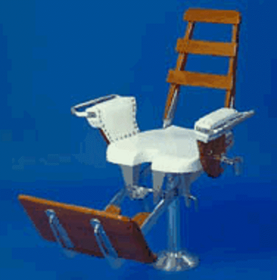 Picture of Pompanette INT3000 International Warrior Fighting Chair with Fiberglass Seatboard - 21" x 20"