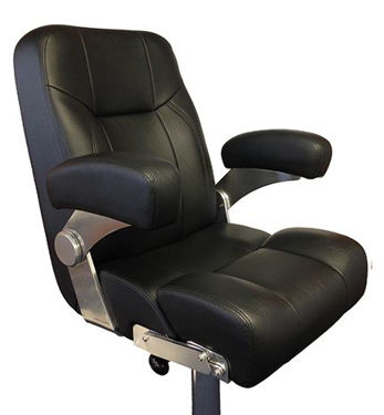 Picture of Pompanette TSS9275 Deluxe Captains Chair-Black