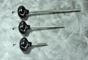 Picture of Pompanette T3396D00 6" Lock Handle with knob