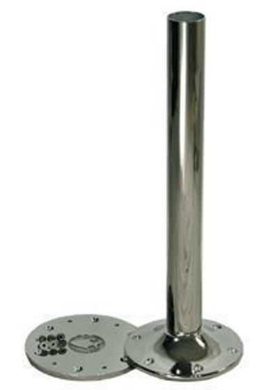 Picture of Pompanette T2278K00 Stainless Steel Pedestal 24" Flush Mount Assembly