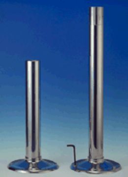 Picture of Pompanette T2278H00 - 18" Stainless Steel Flush Mount Pedestal