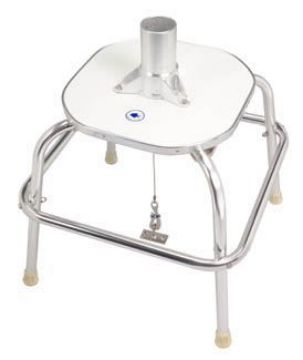 Picture of Pompanette T1634C00 Qaud Base 27" Tall