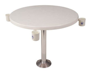 Picture of Pompanette Fiberglass Table Top Round 24"