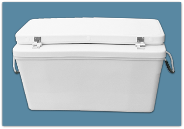 Picture of 2″ Set Back Ice Chest 55 qt - 18″*x17x33″ 1/2 Moon