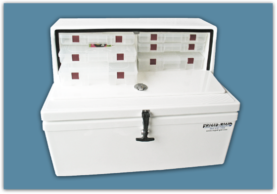 Picture of Tackle Center / Cooler 74 lbs 110 qt - 25.5x24x33