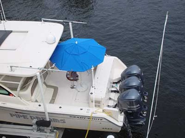 Picture of BIMINI SHADE 11 FOOT FIBERGLASS BOAT UMBRELLA
